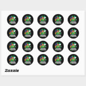 Sticker Rond Acclamations Ers Saint-Patrick Drôle de Boisson Bi (Feuille)