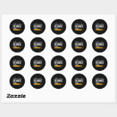 Sticker Rond Accounting Degree Loading Tax Consultant Accountan (Feuille)