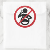 Sticker Rond Accrocher et conduire (Sac)