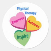 Sticker Rond Accroître, atteindre, inspirer (Devant)