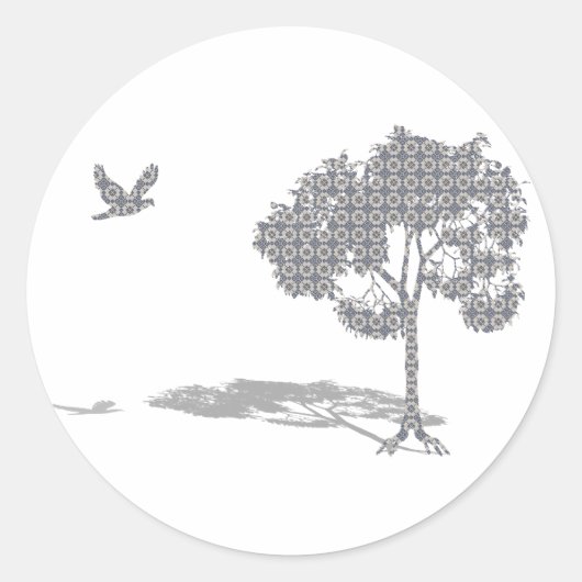 Sticker Rond Accueil (Devant)