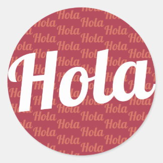 Sticker Rond Accueil