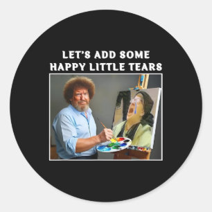 Sticker Rond Accueil de papa Trump Drôle politique Gag Cadeau R