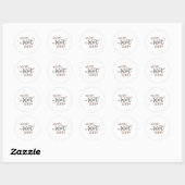 Sticker Rond Accueil doux (Feuille)
