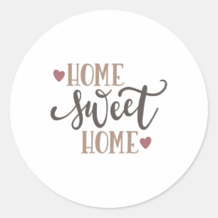 Sticker Rond Accueil doux