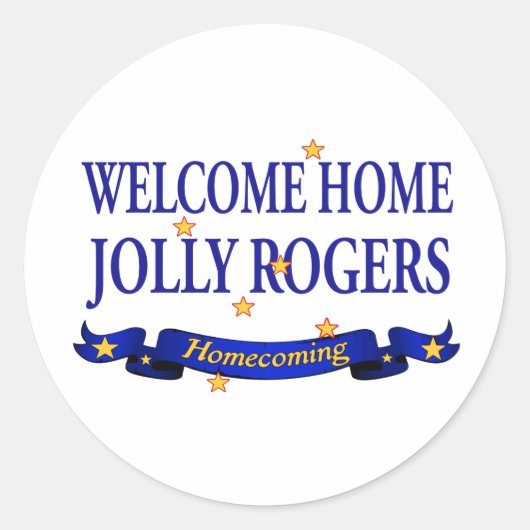 Sticker Rond Accueil Jollys rogers (Devant)