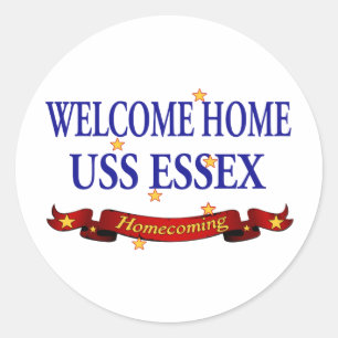 Sticker Rond Accueil USS Essex