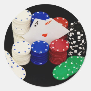 Sticker Rond Aces
