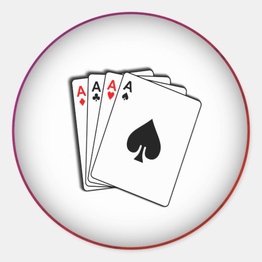 Sticker Rond Aces (Devant)