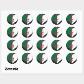 Sticker Rond Acheter Indicateur Algérie (Feuille)