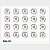 Sticker Rond Acheter The Bride a Drink Fiesta Bachelorette (Feuille)