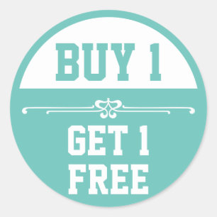 Sticker Rond Acheter un obtenir un gratuit