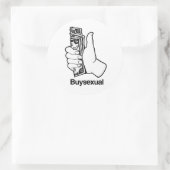 Sticker Rond Acheterexuel (Sac)