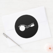 Sticker Rond Achetez-Moi Une Bière, La Fin Est Proche (Enveloppe)