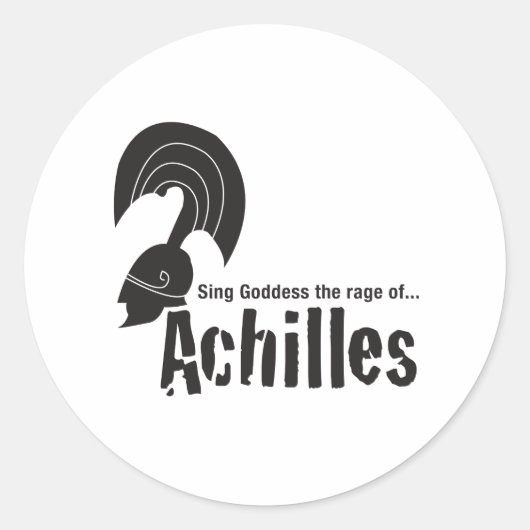 Sticker Rond Achille (Devant)