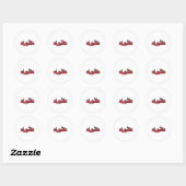 Sticker Rond Achoura (Feuille)