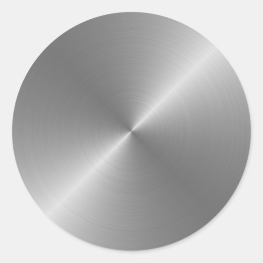 Sticker Rond Acier (Devant)
