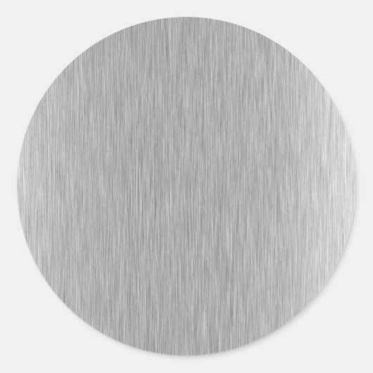 Sticker Rond Acier inoxydable texturé (Devant)