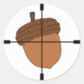 Sticker Rond Acorn Hunter (Devant)