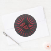 Sticker Rond Acro Yoga Ninjas (Enveloppe)