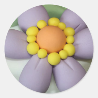 Sticker Rond Acte serré Fleur de Sucre