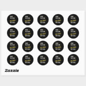 Sticker Rond Acteur (Feuille)