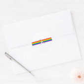 Sticker Rond Activisme gay pride (Enveloppe)