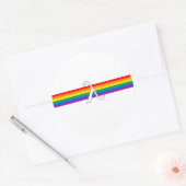 Sticker Rond Activisme gay pride (Enveloppe)