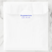 Sticker Rond Acupuncture - Ouvrir le chi (Sac)