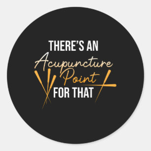 Sticker Rond Acupuncture Point Pour Acupuncturistes T Aiguilles