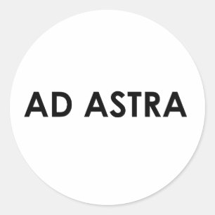 Sticker Rond Ad astra