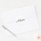 Sticker Rond Adam (Enveloppe)