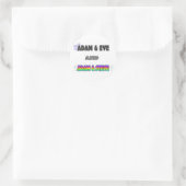 Sticker Rond Adam & Eve & Adam & Steve (Sac)