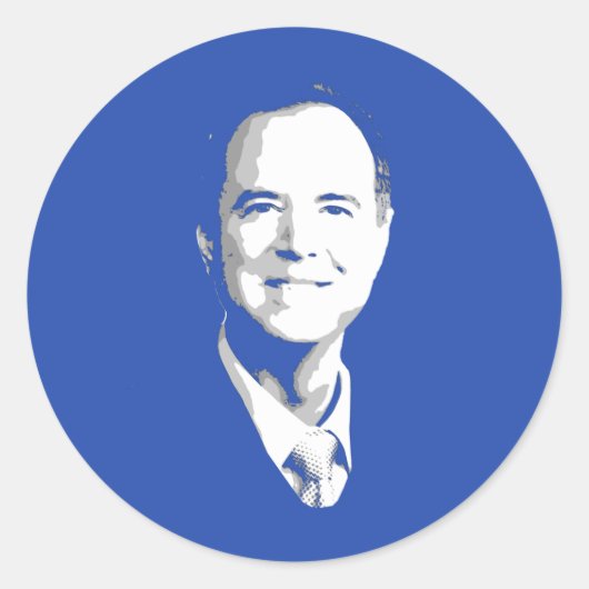 STICKER ROND ADAM SCHIFF (Devant)