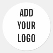 STICKER ROND ADD YOUR LOGO (Devant)