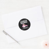 Sticker Rond Addict de la série coréenne Kdrama (Enveloppe)