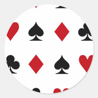 Sticker Rond Addict de poker