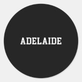 Sticker Rond Adelaide  (Devant)