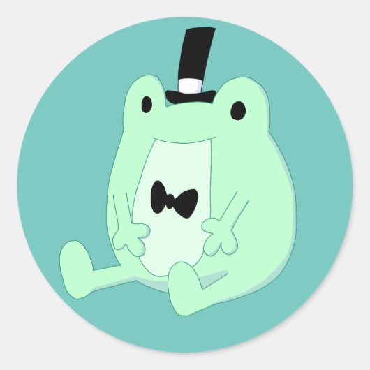 Sticker Rond Adesivo de sapo (Devant)