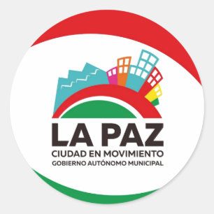 Sticker Rond Adesivo La Paz
