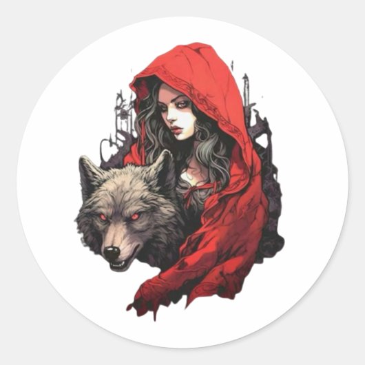 Sticker Rond adesivos bruxas (Devant)