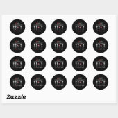 Sticker Rond Adhd Sensibilisation Dab Don Ajouté Son Non-Handic (Feuille)