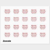 Sticker Rond ADHD Think More (Feuille)