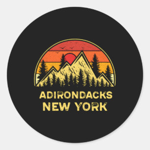 Sticker Rond Adirondacks New York Ny Mountains Randonnée