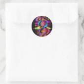 Sticker Rond ADN de musique (Sac)