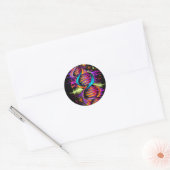 Sticker Rond ADN de musique (Enveloppe)