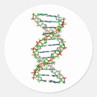 Sticker Rond ADN - science/scientifique/biologie