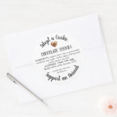 Sticker Rond Adopt a Cookie Animal Rescue Bakery Ingredients (Enveloppe)