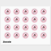 Sticker Rond Adopter un animal de compagnie (Feuille)