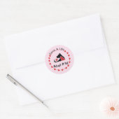 Sticker Rond Adopter un animal de compagnie (Enveloppe)